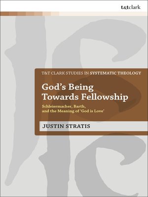 cover image of God's Being Towards Fellowship